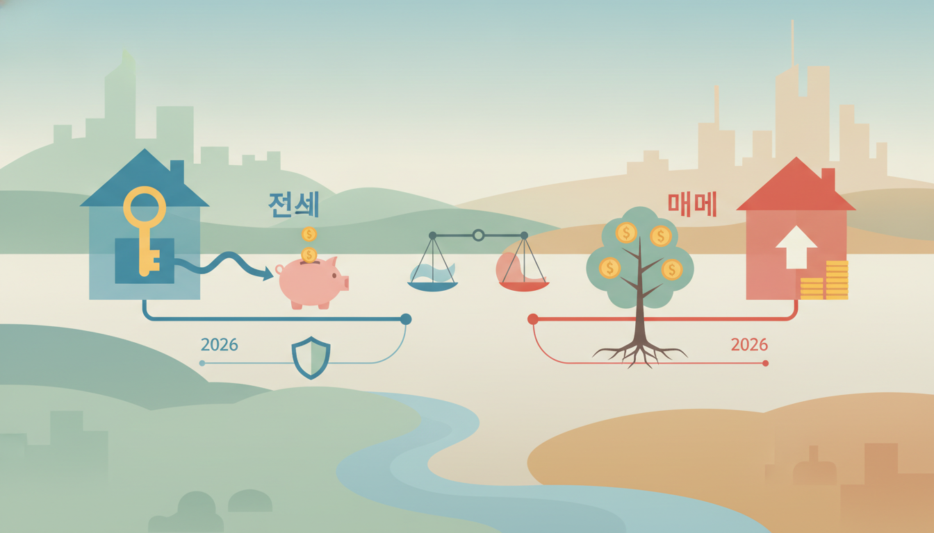 2026년 전세 vs 매매